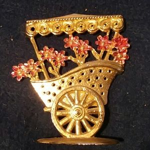 Flower Cart Jewelry Holder